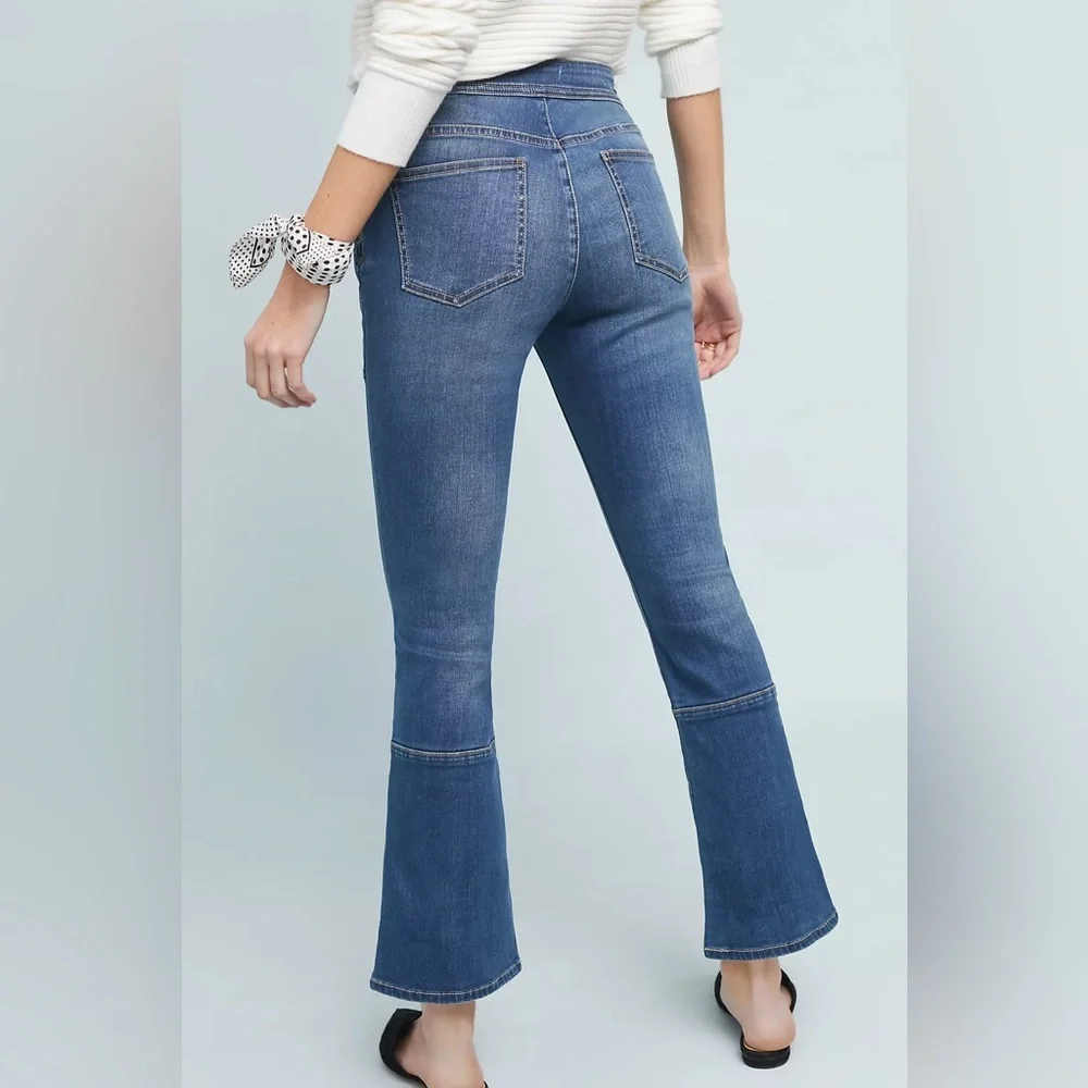 Anthropologie Pilcro Utility High-Rise Cropped Bootcut Pants | Size 25